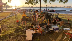 Bicipiknic en Regla, La Habana