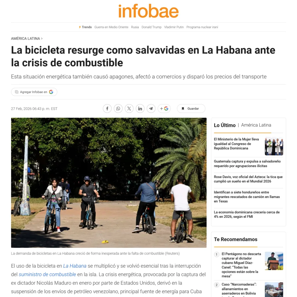 Vista previa del artículo de Infabae